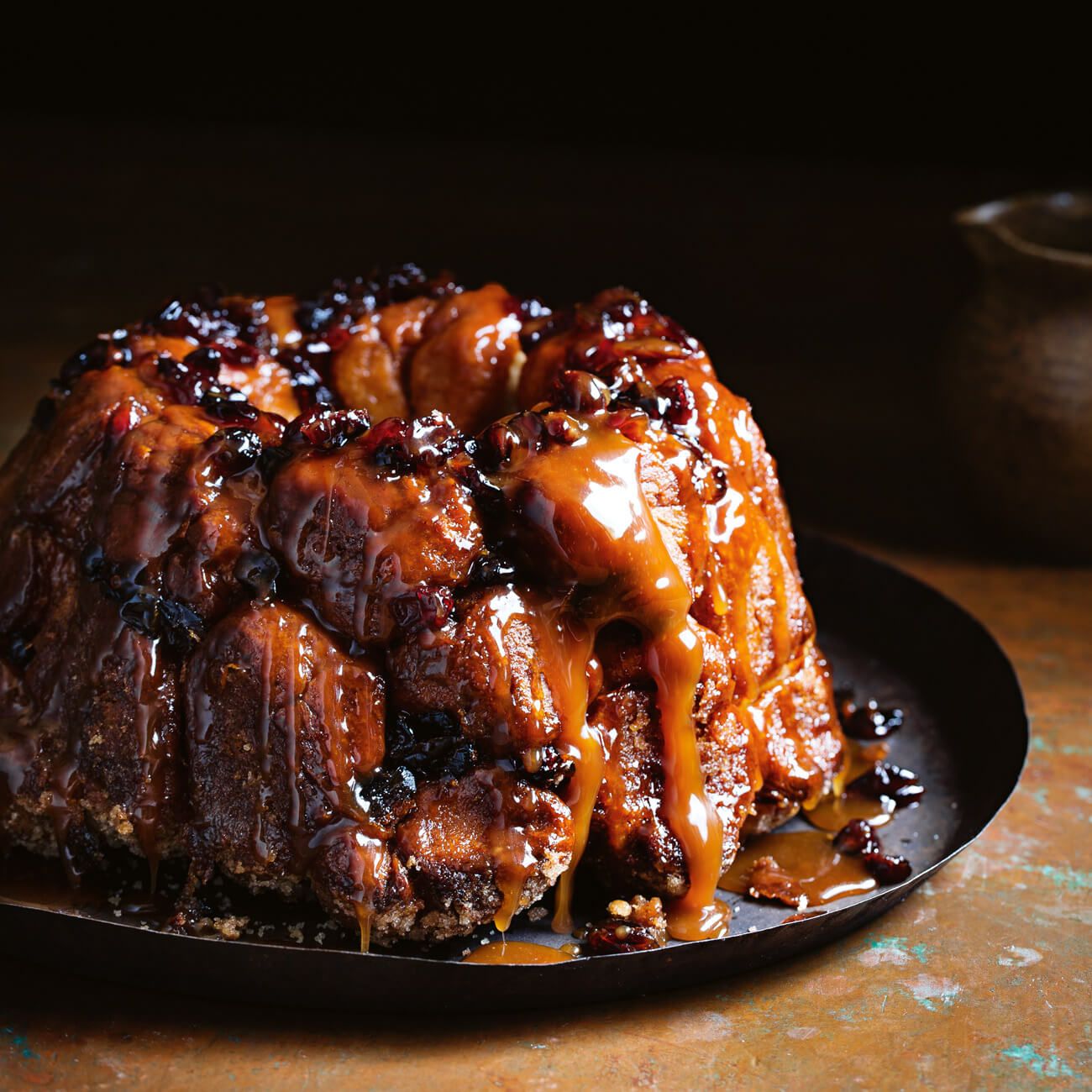 Sticky caramel monkey bread