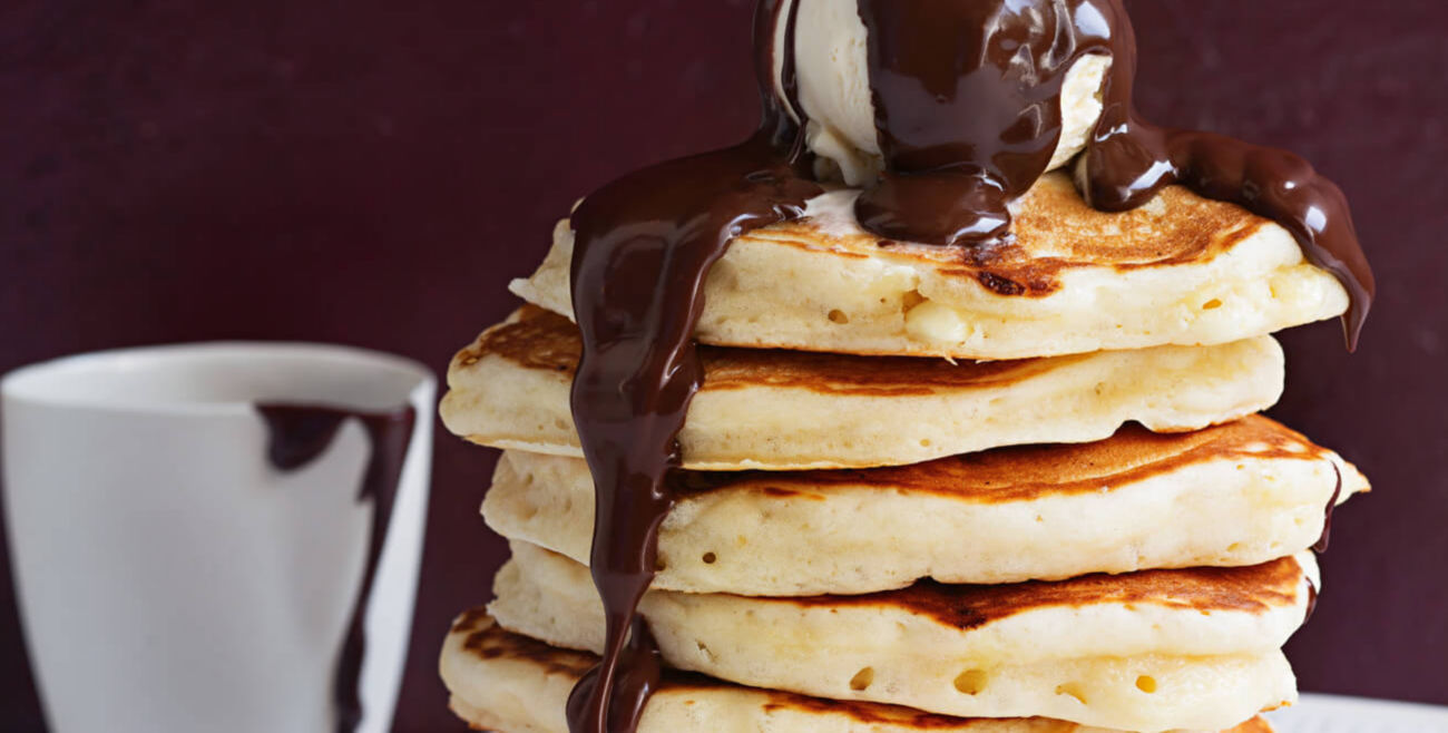 Chocolate Drizzle Pancake Recipe