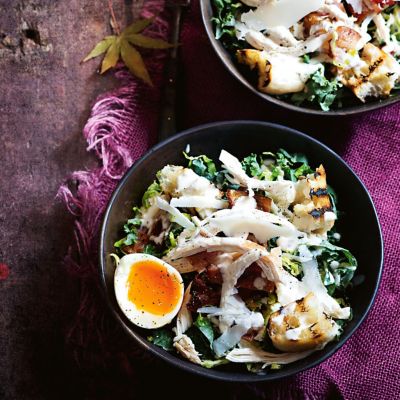 Wintry Chicken Caesar Salad