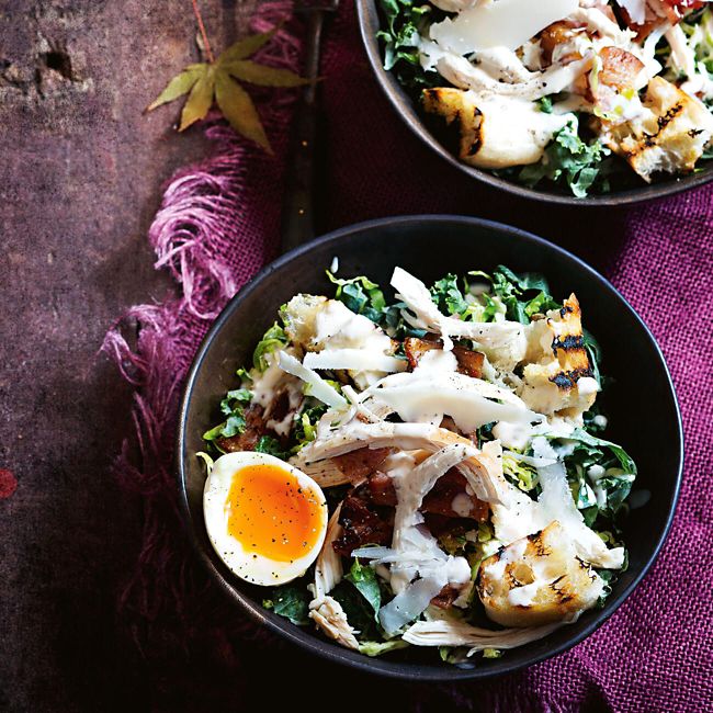 Wintry Chicken Caesar Salad