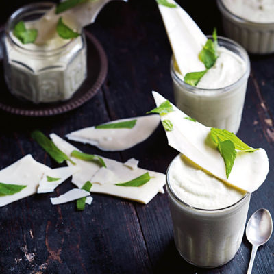 Minted Pea & White Chocolate Mousse