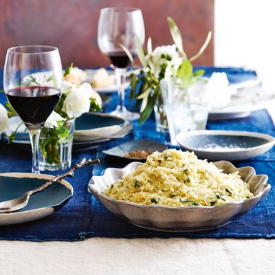 Risoni With Spinach & Parmesan