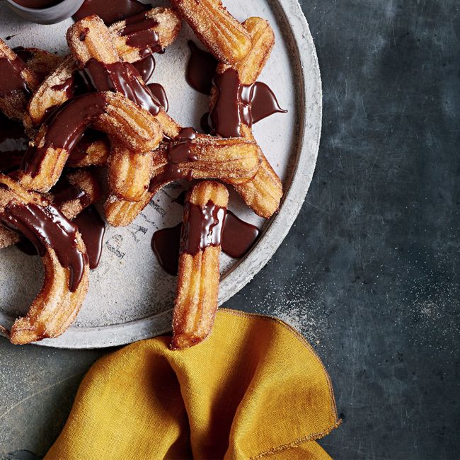 Churros With Chocolate Sauce