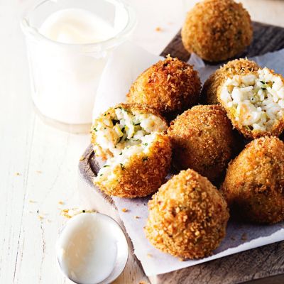 Prawn Arancini With Aioli
