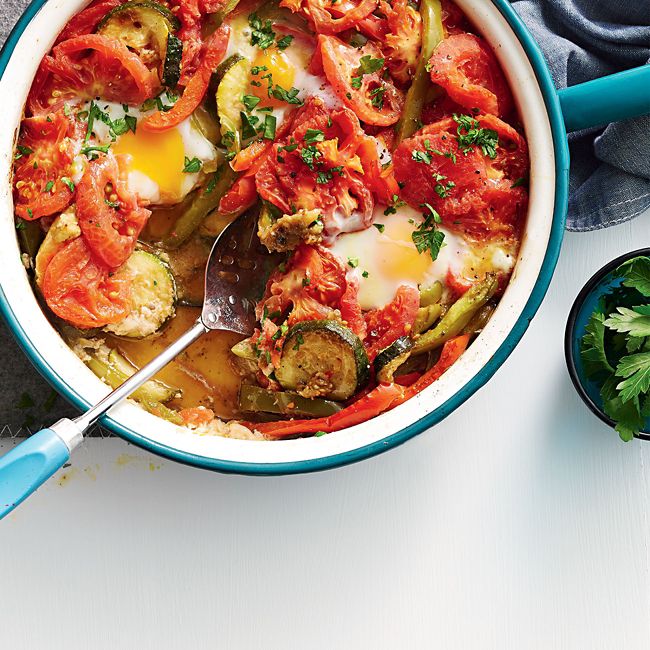 Ratatouille With Eggs