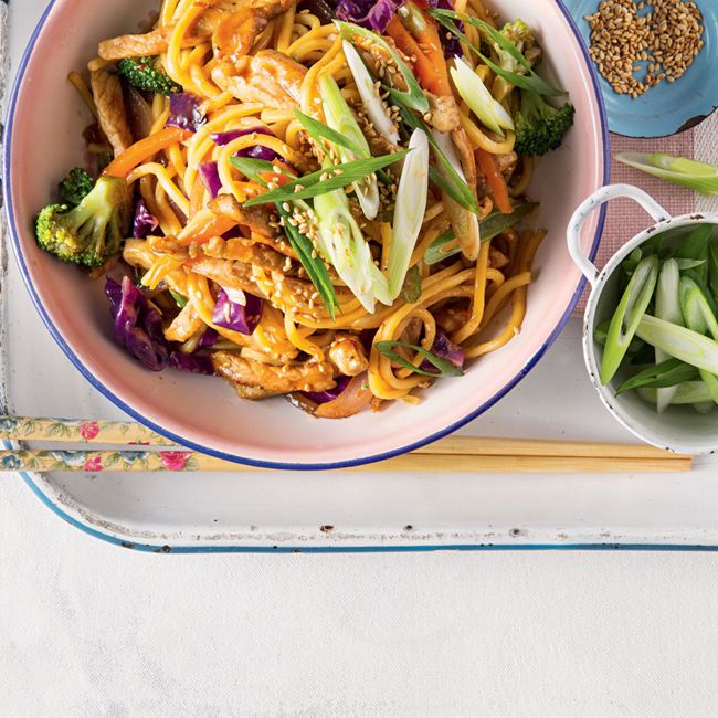 Hoisin Pork With Super-Food Vegetables And Noodles
