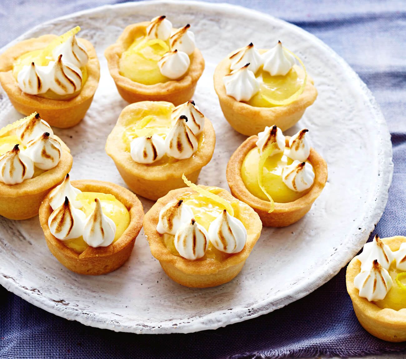 Lemon meringue tarts