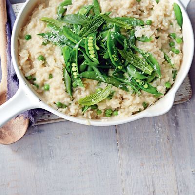 Simple Spring Pea Risotto