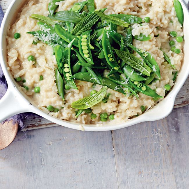 Simple Spring Pea Risotto