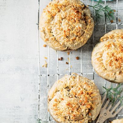 Mini Spanakopita Spirals
