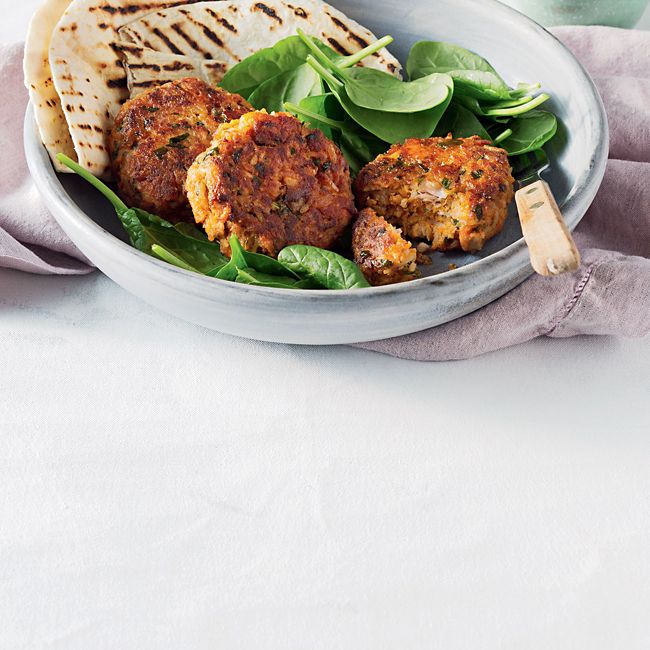 Tandoori Salmon And Basmati Rice Patties