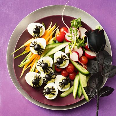 Halloween Devilled Eggs