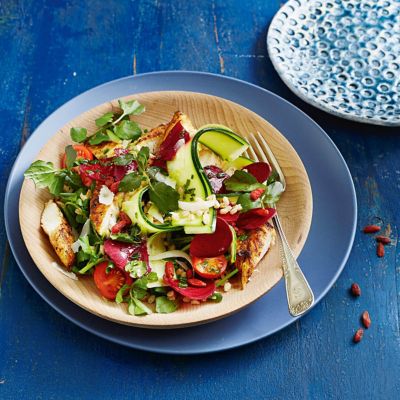 Grilled Chicken With Barley