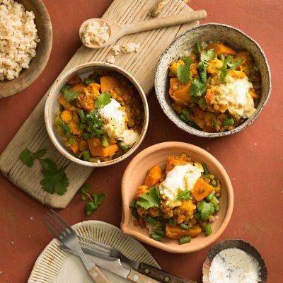 Lentil & Sweet Potato Curry
