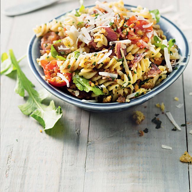Bacon, Rocket & Tomato Fusilli Pasta