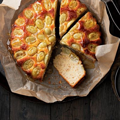 Grape, Almond & Yoghurt Cake
