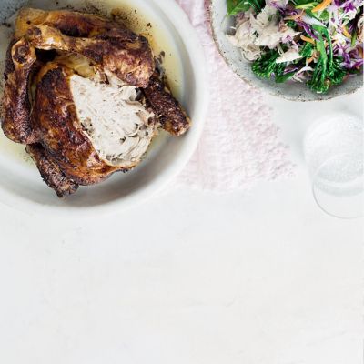 Jerk Chicken With Broccolini Slaw