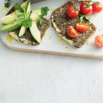 Bread With Zucchini, Carrot & Feta