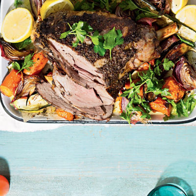 Roast Lamb With Vegetables