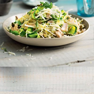 Spaghetti With Ricotta, Lemon & Tuna