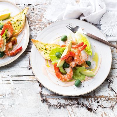 Bloody Mary Prawn Salad