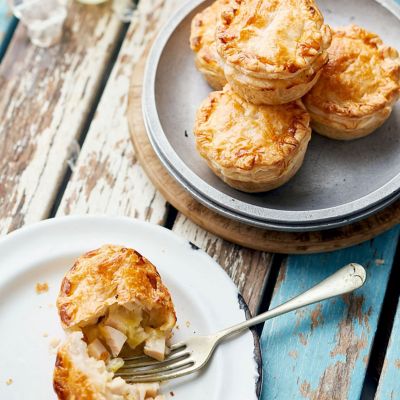 Mini Chicken & Leek Pies