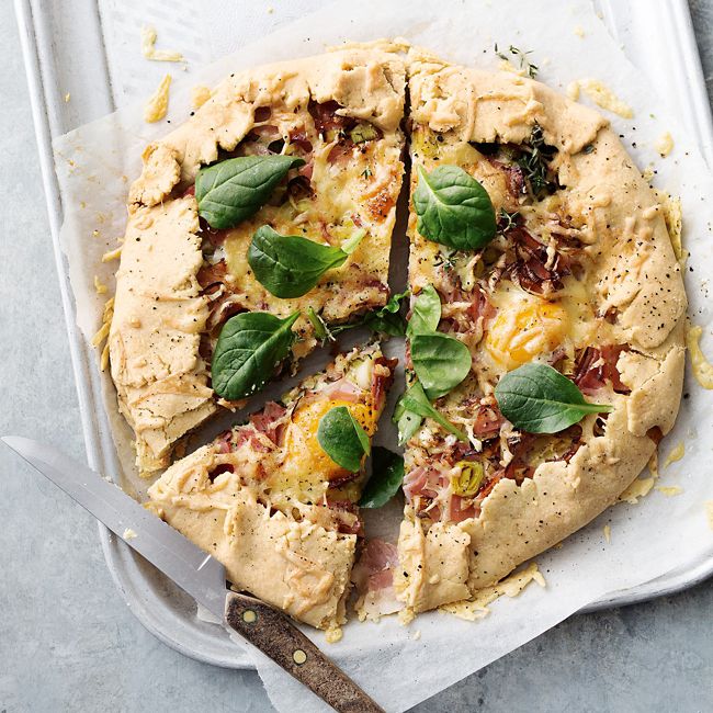 Ham, Leek And Egg Pie