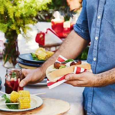 Lamb Hotdogs And Tzatziki