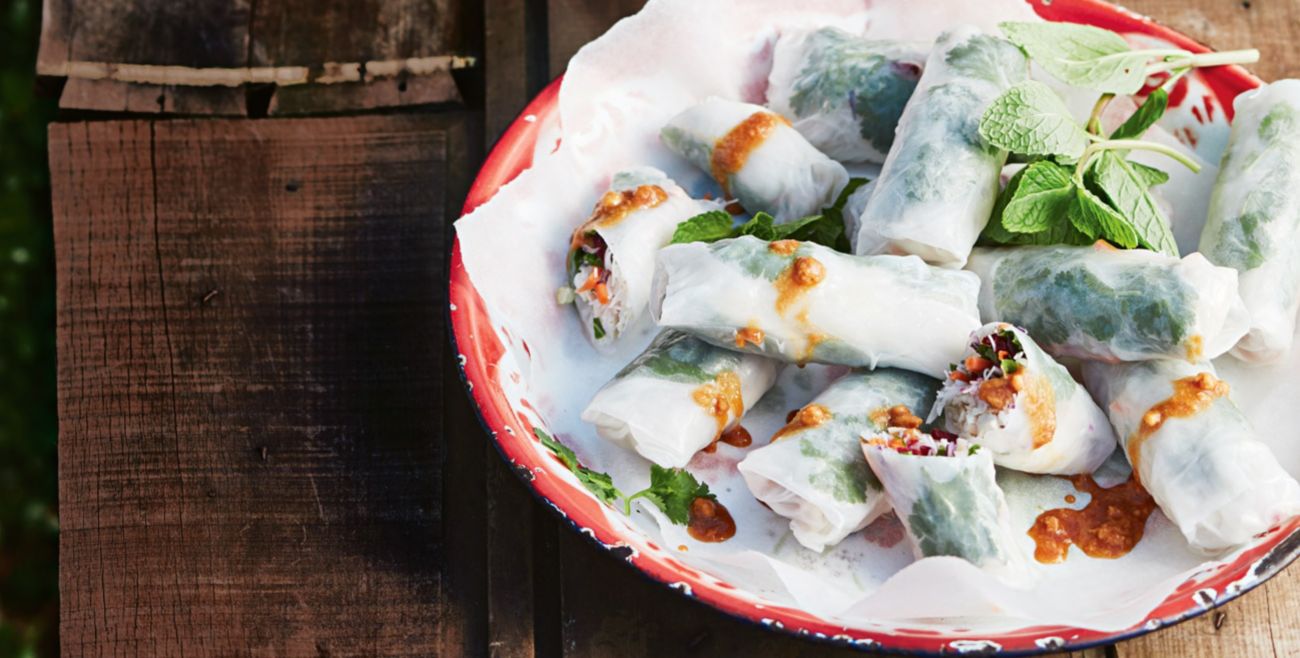 Vietnamese rice paper rolls recipe