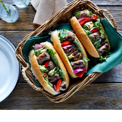 Sausage Sizzle Skewers