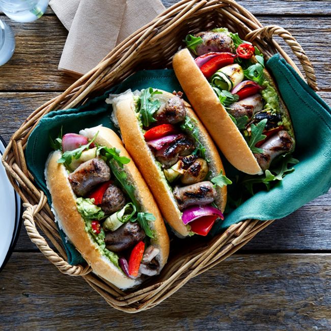 Sausage Sizzle Skewers