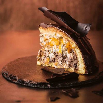 Chocolate Coated Zuccotto