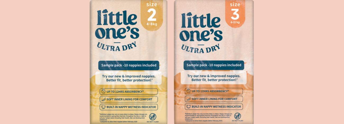 Enjoy a FREE Little One’s Nappy sample pack