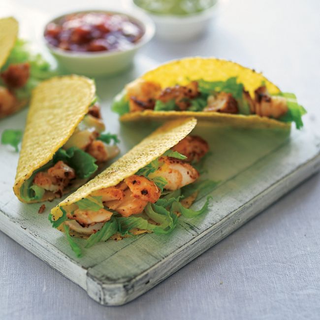 Cod Tacos With Lime & Coriander
