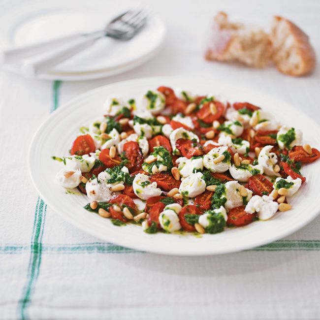 Roast Tomato & Mozzarella Salad