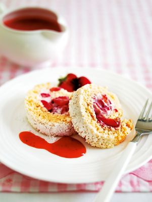 Strawberry Roulade