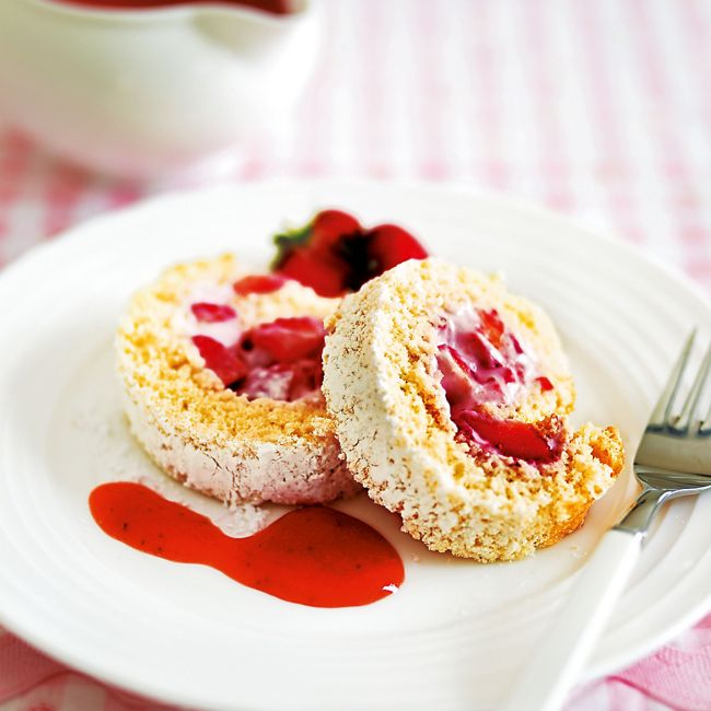 Strawberry Roulade
