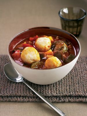 Ratatouille With Ricotta Dumplings