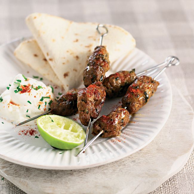 Minted Lamb Skewers