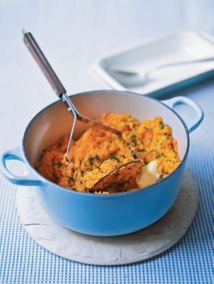 Sweet Potato & Garlic Mash