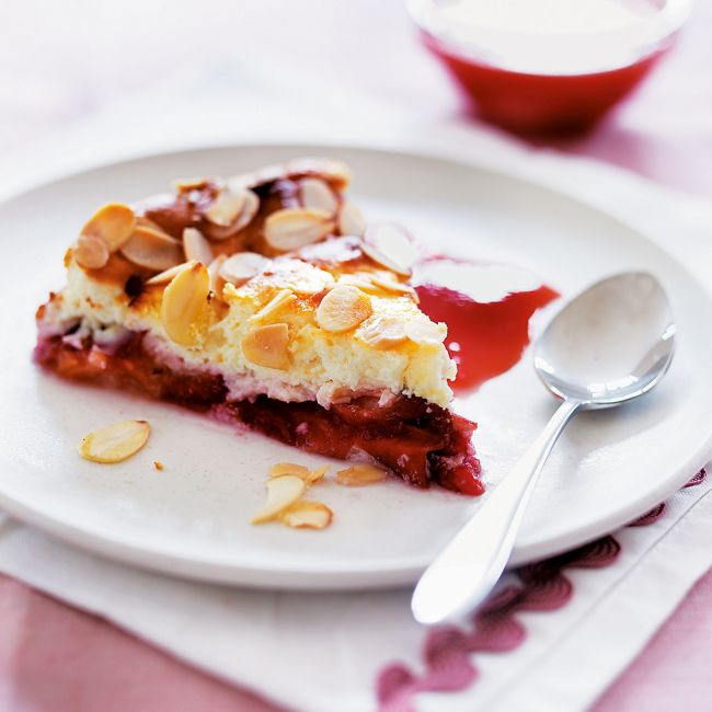 Ricotta, Plum & Almond Cake