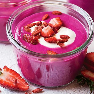 Beet & Berry Breakfast Jars