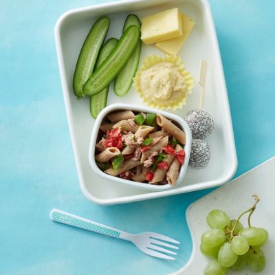 Tuna Pasta Salad + Snacks