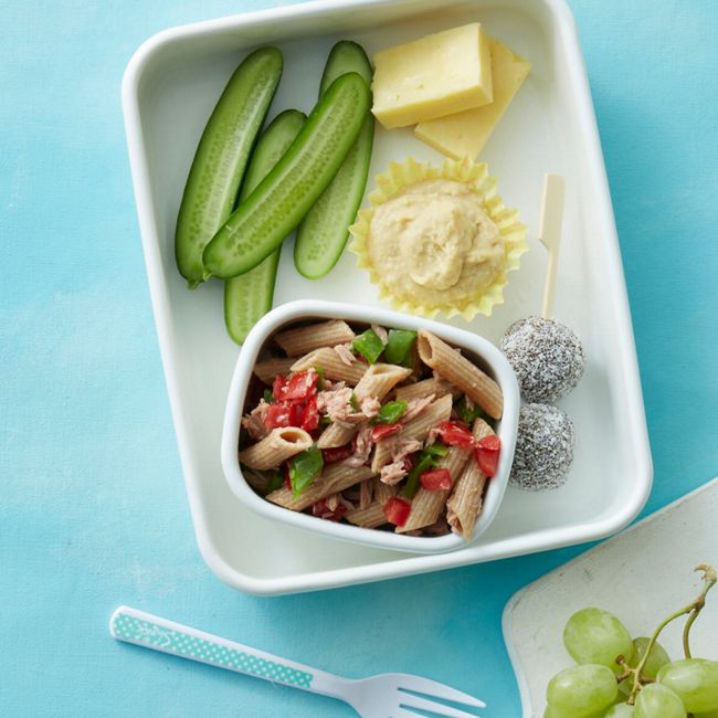 Tuna Pasta Salad + Snacks