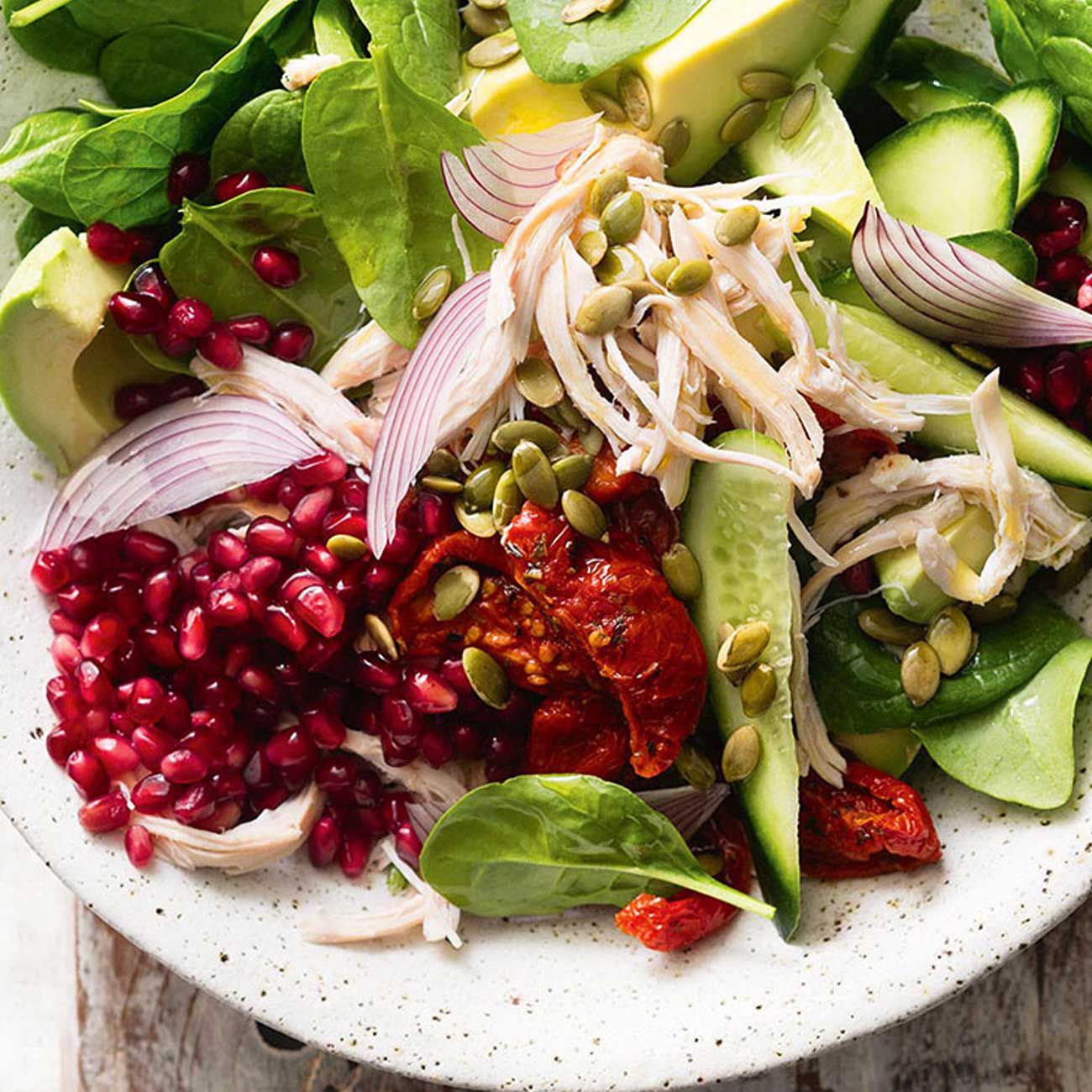 Chicken and Pomegranate Salad