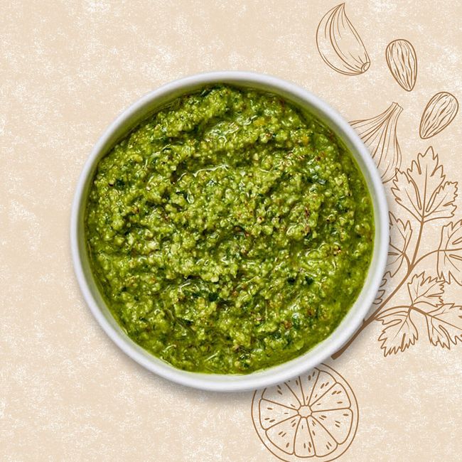 Rocket, Lemon & Almond Pesto