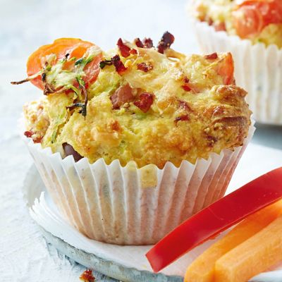 Cheesy Polenta Muffins