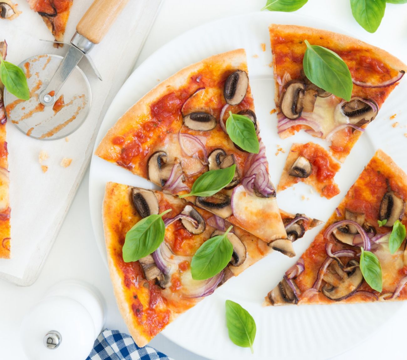 Mushroom And Basil Pizza Recipe Woolworths