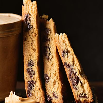 Peanut Butter & Choc Chip Wedges