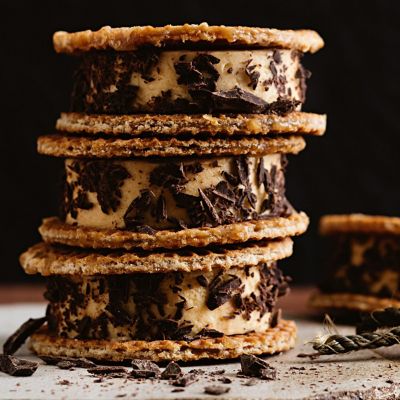 Peanut Butter Ice-Cream Sandwiches